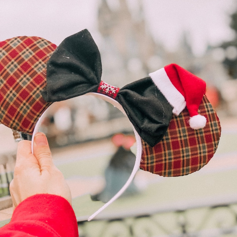 Handmade Christmas Minnie Ears